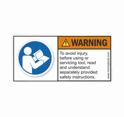 CA144007 (Safety label)	